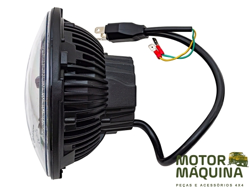 7 INCH HALO DRL HEADLAMP LHD