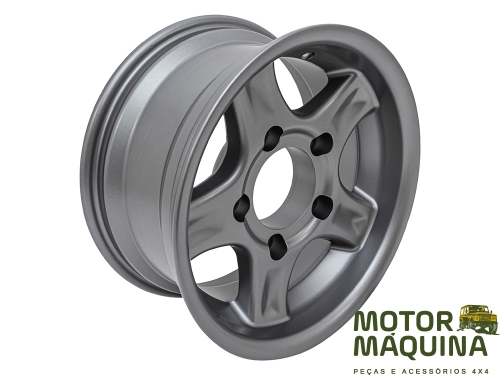 16X8 CARADOC ALLOY 5X165.1 ANTHRACITE
