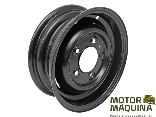 ROAD WHEEL (TUBED BLACK)