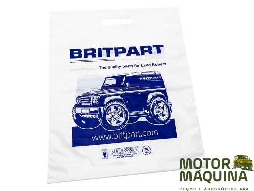 BRITPART BRANDED CARRIER BAGS PACK OF 50