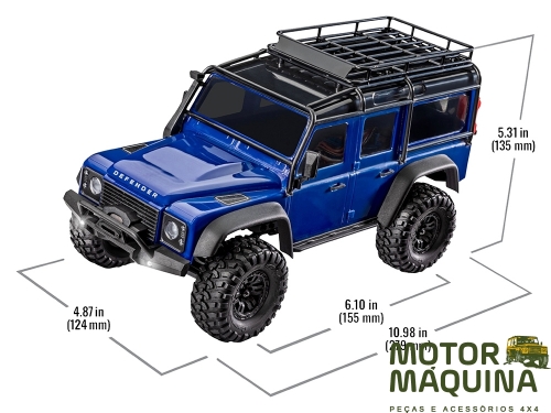 TRX-4M DEFENDER 1:18 GREY
