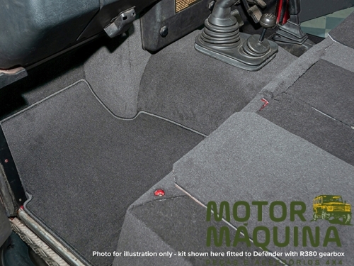 LT77 FRONT CARPET SET RHD GREY