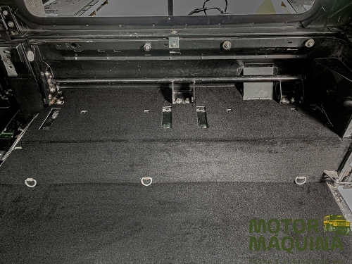 110 SW REAR BODY CARPET SET WITH INWARD FACING SEATS 300tdi & TD5