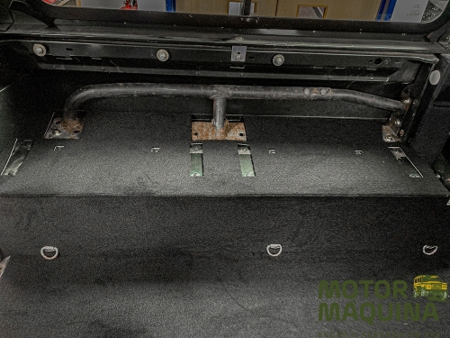110 SW REAR BODY CARPET SET WITH INWARD FACING SEATS 300tdi & TD5