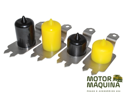 BUMP STOP KIT - EXTENDED - YELLOW - D2