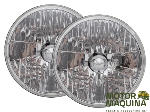LHD CRYSTAL HALOGEN HLAMPS PAIR W/O BULB