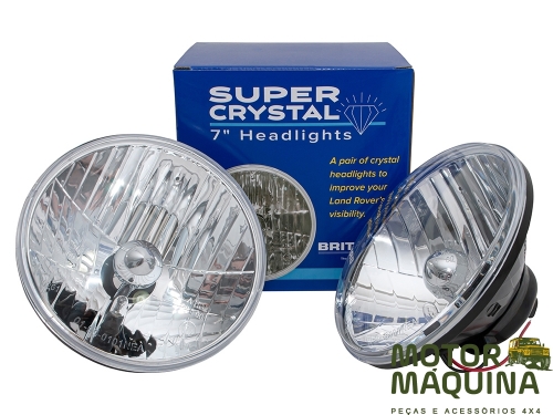 LHD CRYSTAL HALOGEN HLAMPS PAIR W/O BULB