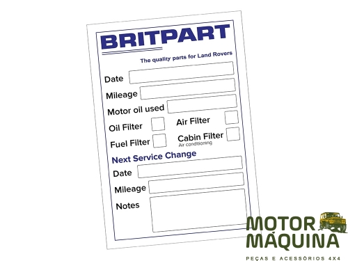 SERVICE KIT STICKER x 25